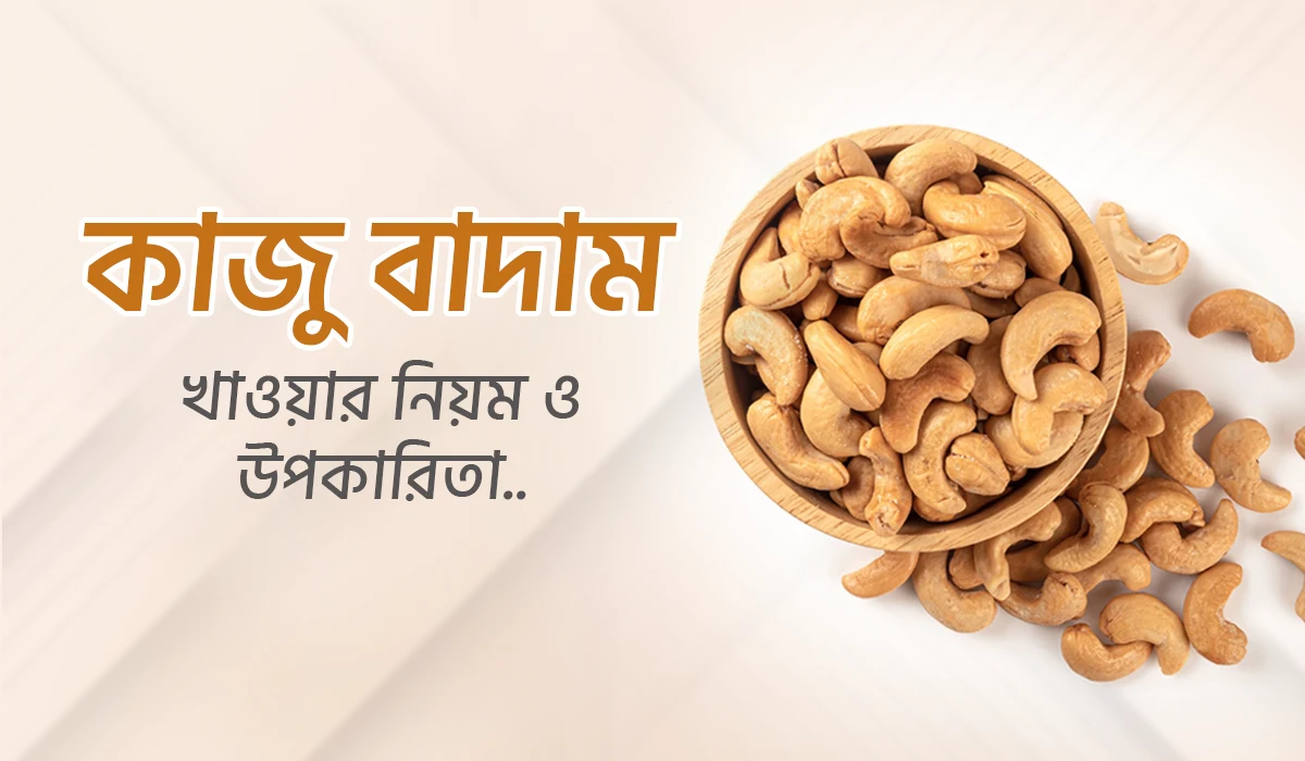 কাজু বাদাম খাওয়ার নিয়ম ও উপকারিতা